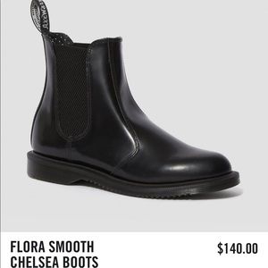 Flora smooth Chelsea doc martins vegan leather 🌱